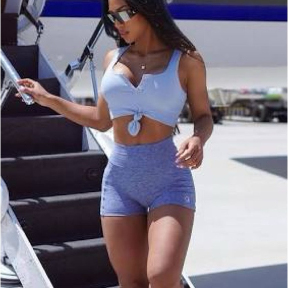 SOLD ON Ⓜ️… Bombshell Sportswear Blue Curves Shorts